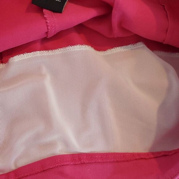 ZAC & RACHEL HOT PINK CAPRI CROPPED PANTS SIZE 8 PULL ON ELASTIC PREPPY - Picture 6 of 6
